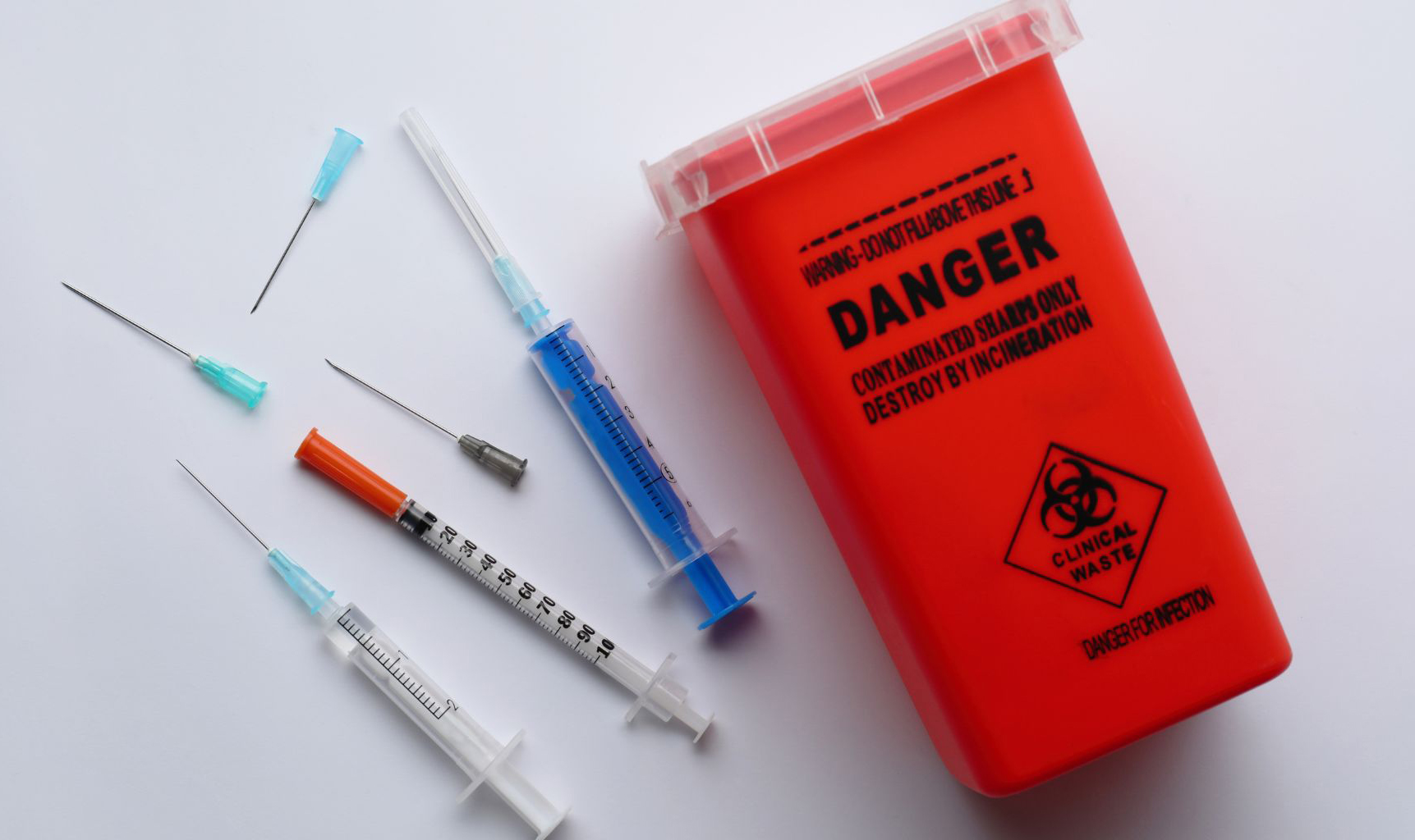 sharps container