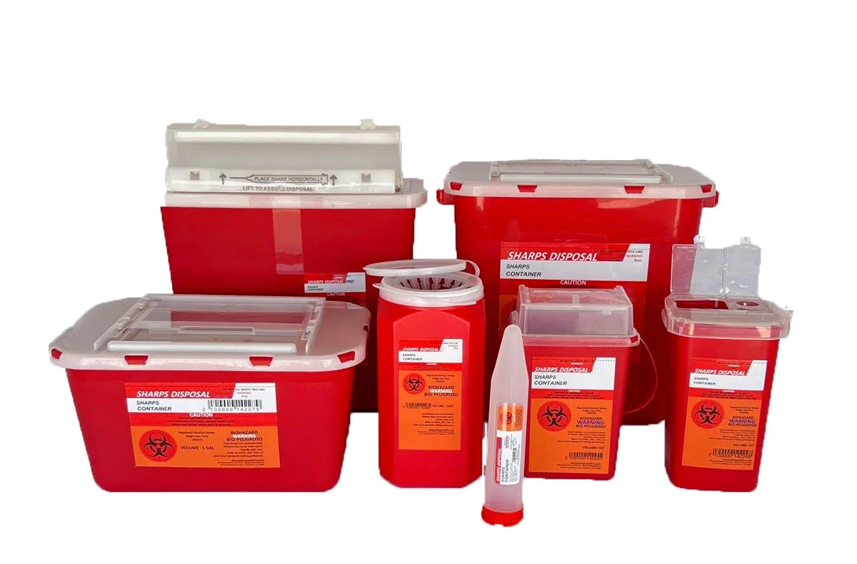 sharps container