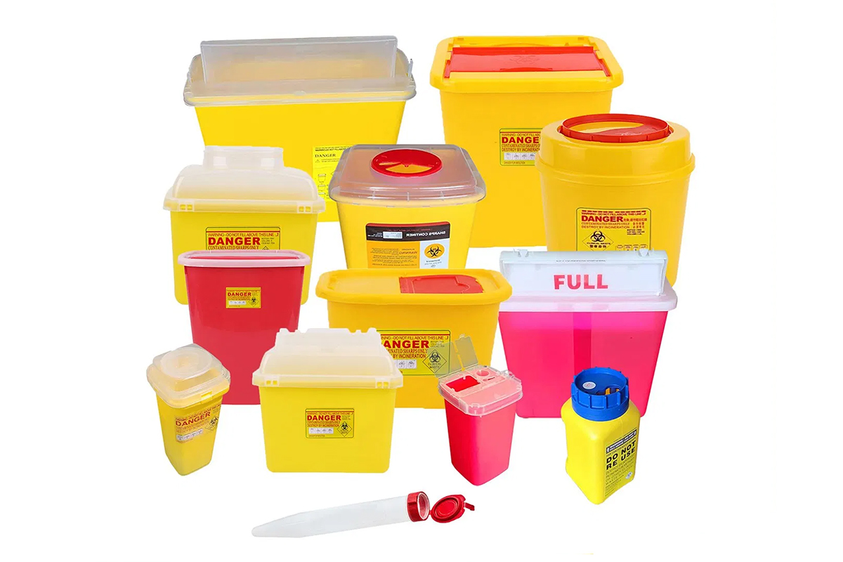 sharps container