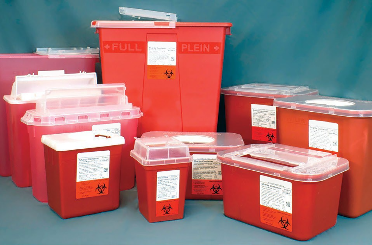 sharps container