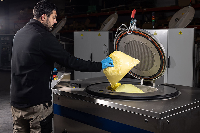 medical waste microwave equipment